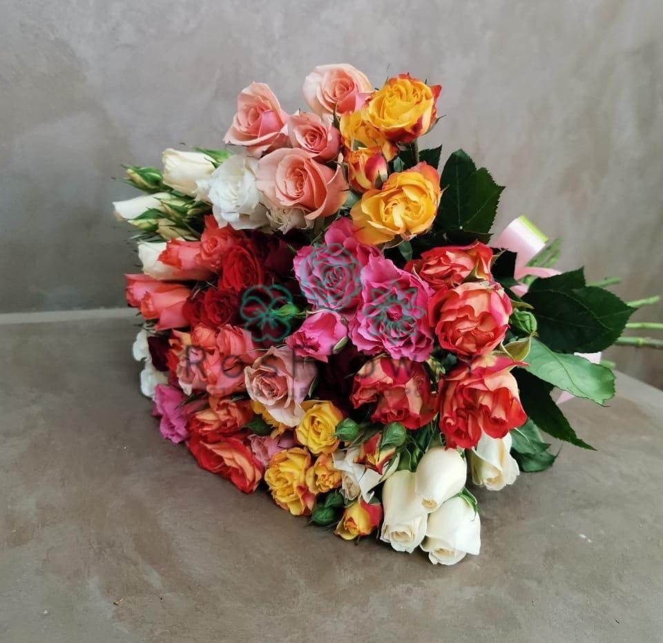 Букет цветов из: Розы в Приволжье