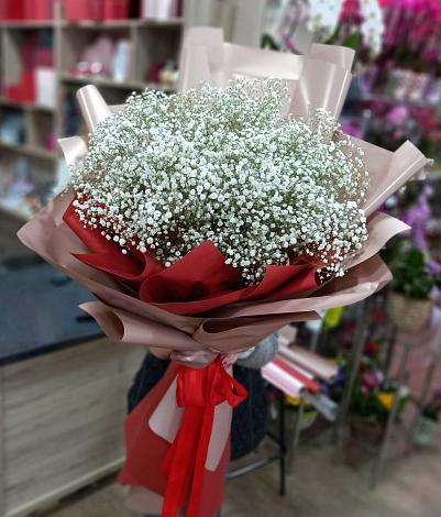 Букет цветов из: Гипсофила в Приволжье