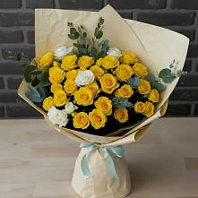 Букет цветов из:  Розы #REPLACE_PRED# Приволжье