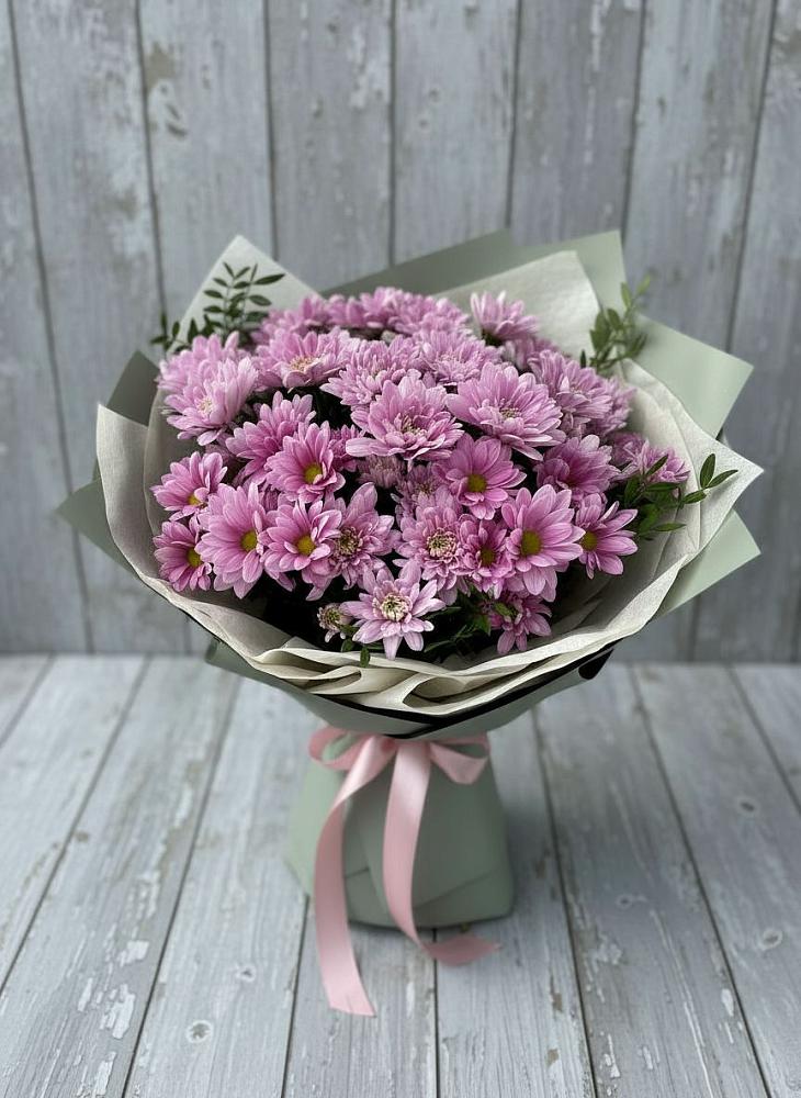 Букет цветов из: Хризантемы в Приволжье