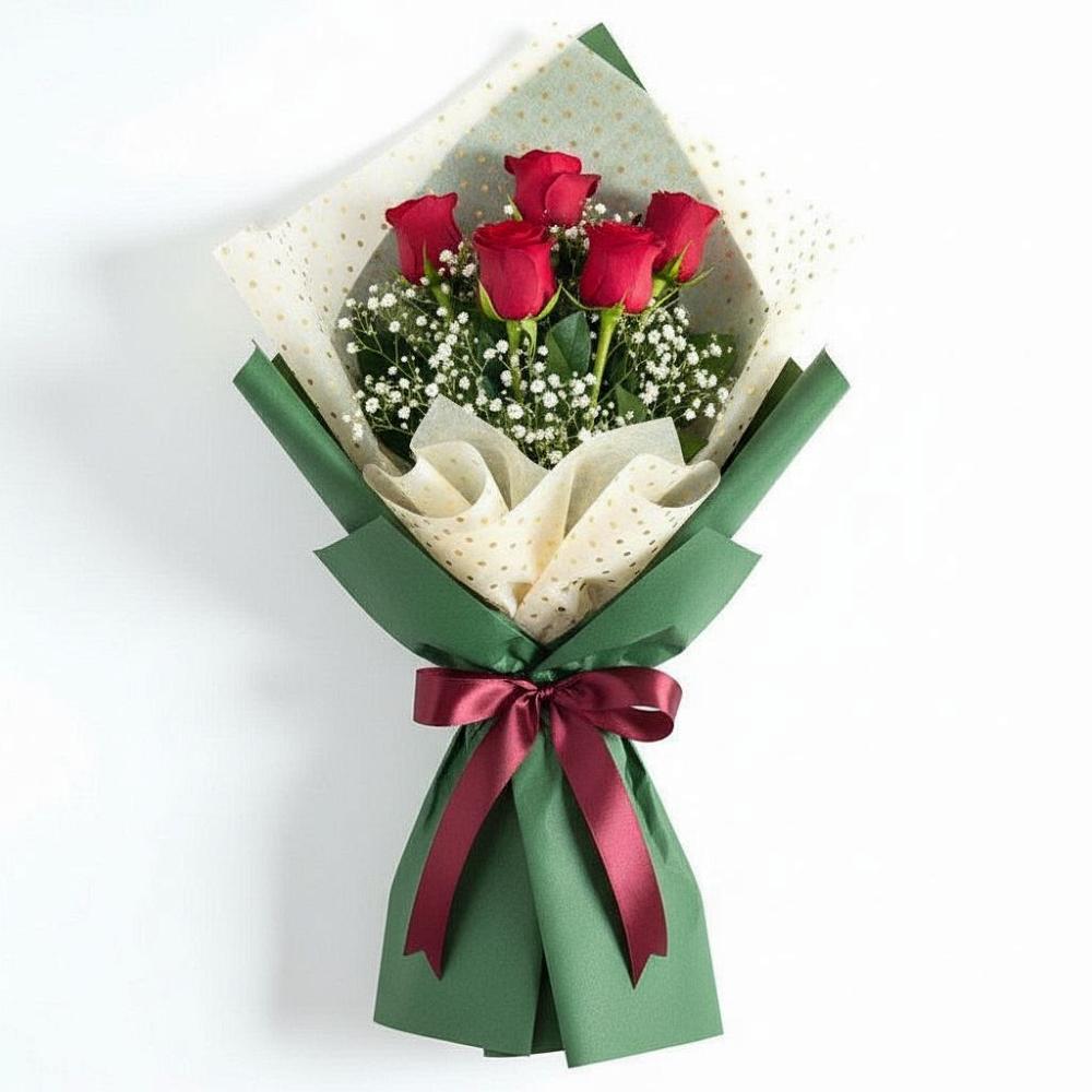 Букет цветов из: Розы в Приволжье