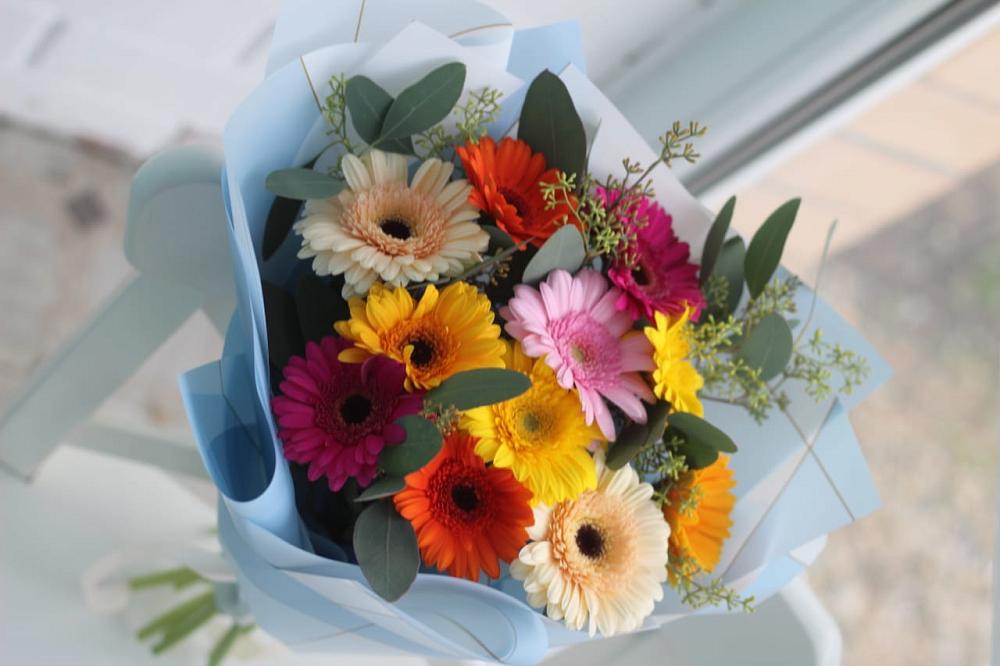 Букет цветов из: Герберы в Приволжье