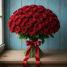 Букет Красные розы Блэк Меджик в Приволжье