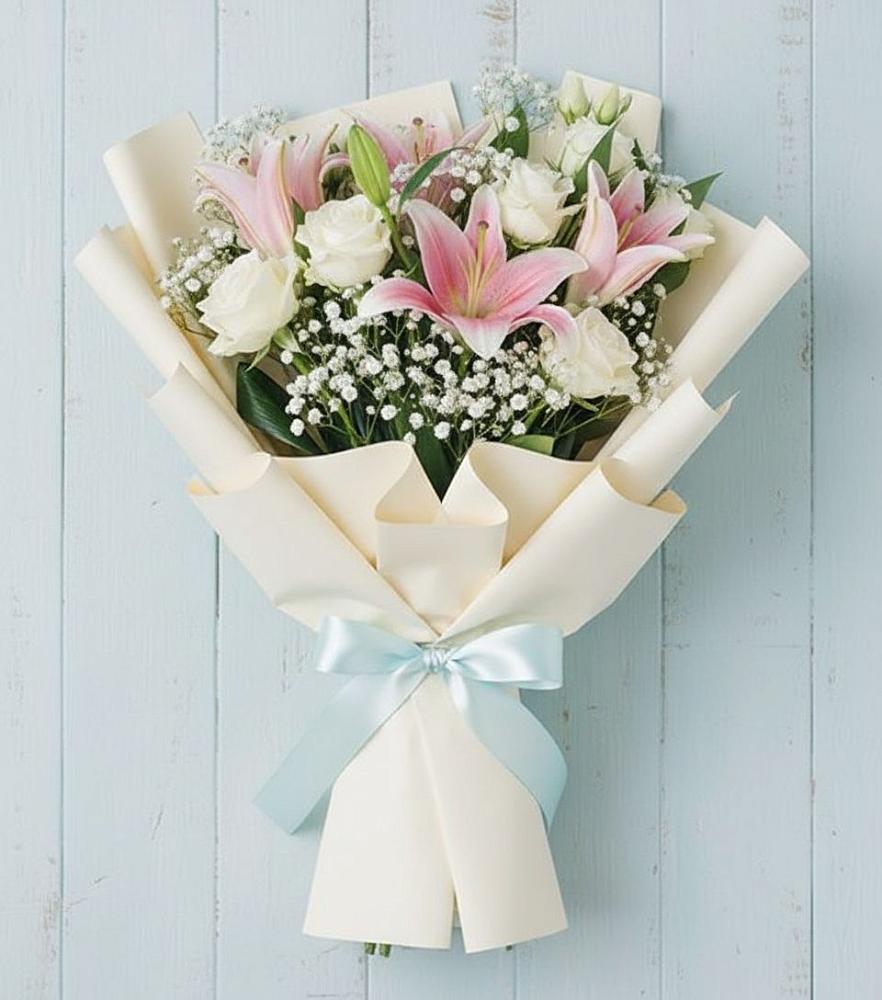 Букет цветов из: Лилии в Приволжье