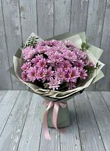 Букет цветов из:  Хризантемы #REPLACE_PRED# Приволжье