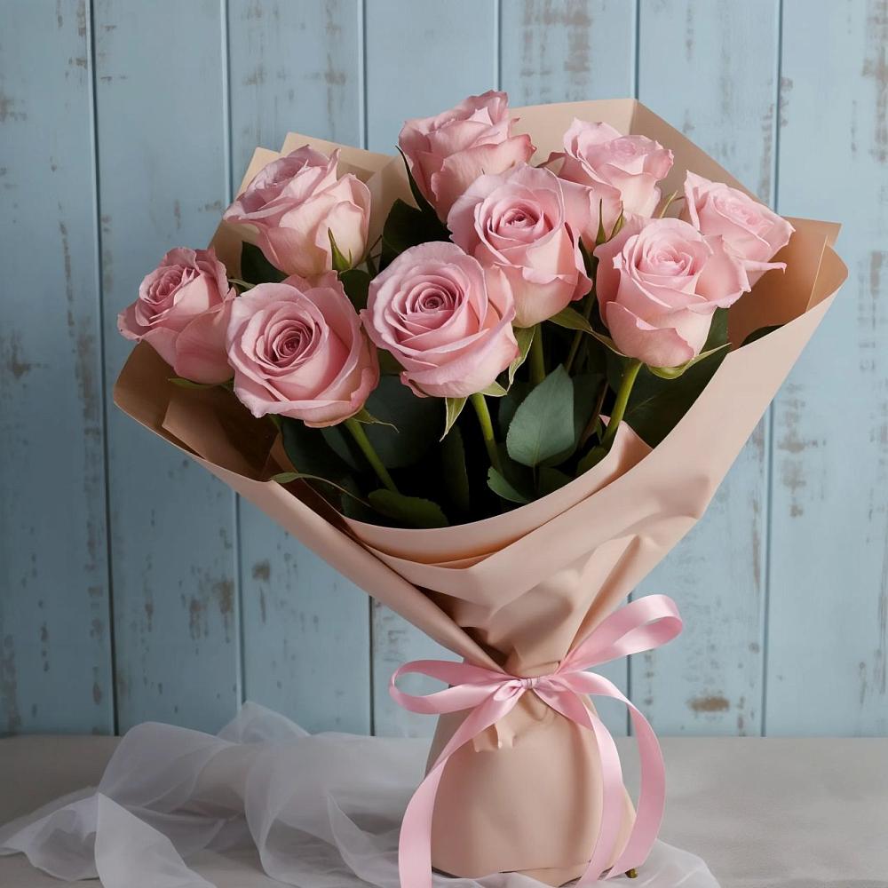 Букет цветов из: Розы в Приволжье