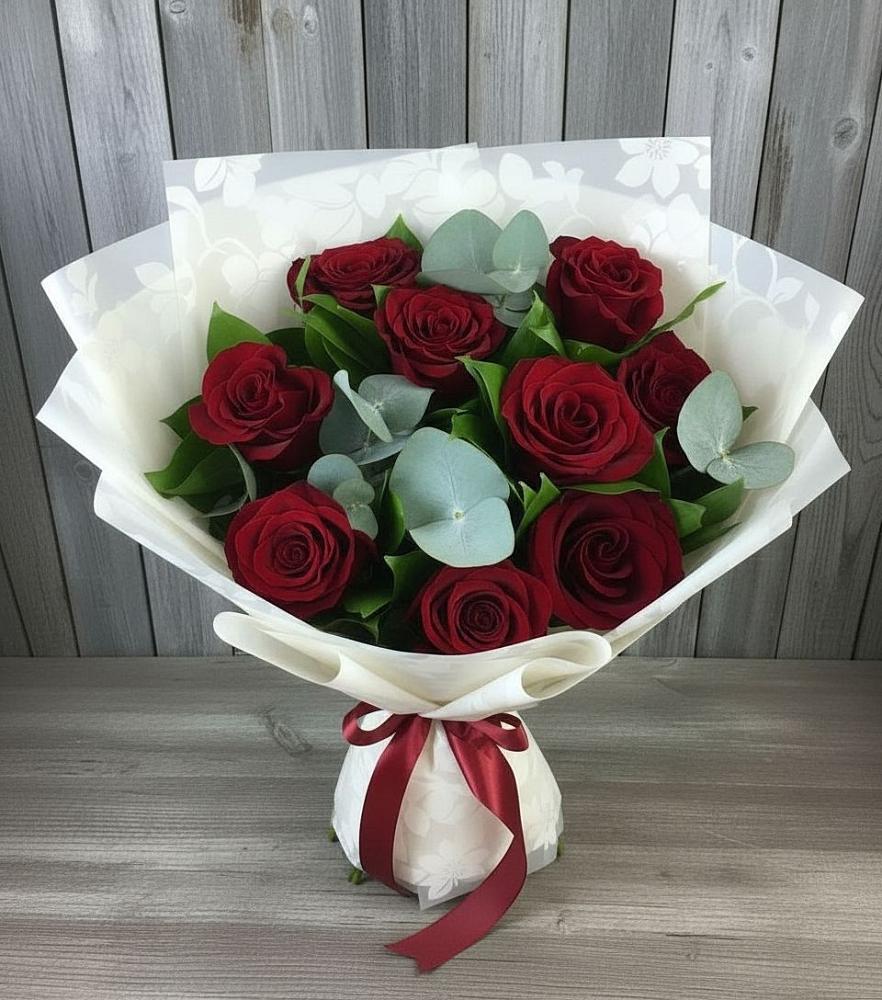 Букет цветов из: Розы в Приволжье