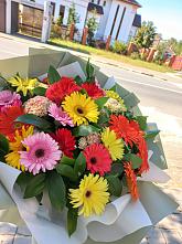 Букет цветов из:  Герберы #REPLACE_PRED# Приволжье