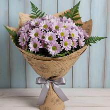 Букет цветов из:  Хризантемы #REPLACE_PRED# Приволжье