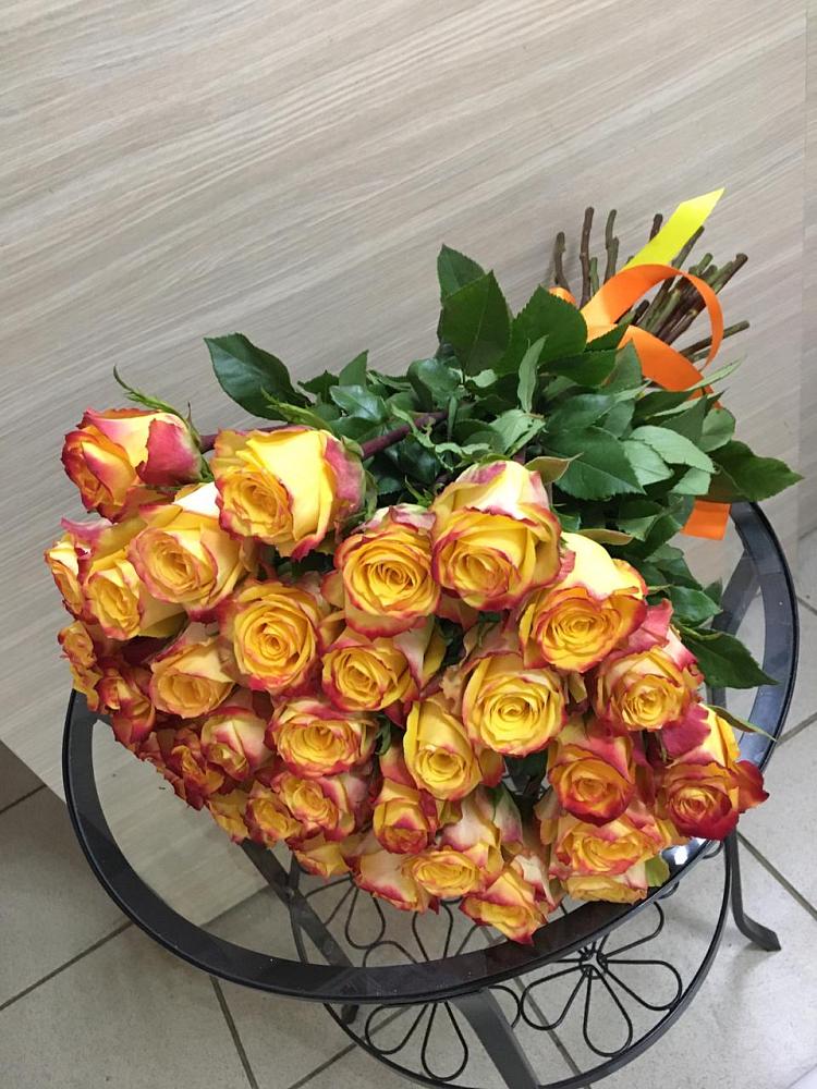 Букет Желтые розы в Приволжье