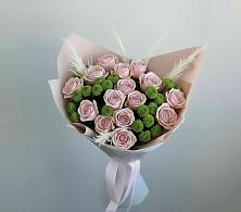 Букет цветов из:  Розы и Хризантемы #REPLACE_PRED# Приволжье