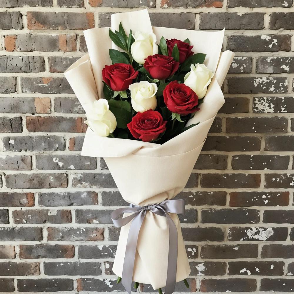 Букет цветов из: Розы в Приволжье