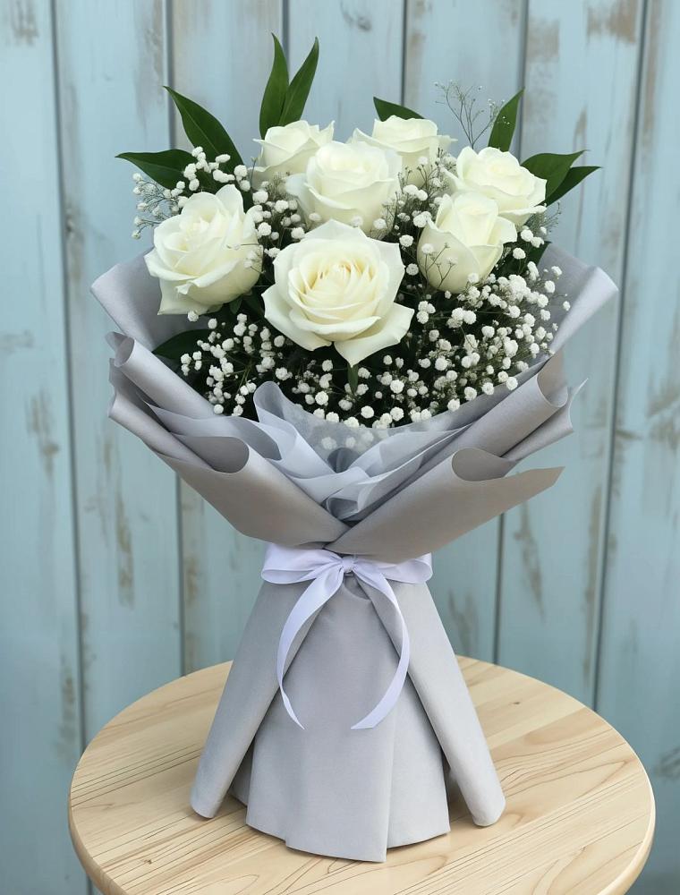 Букет цветов из: Розы в Приволжье