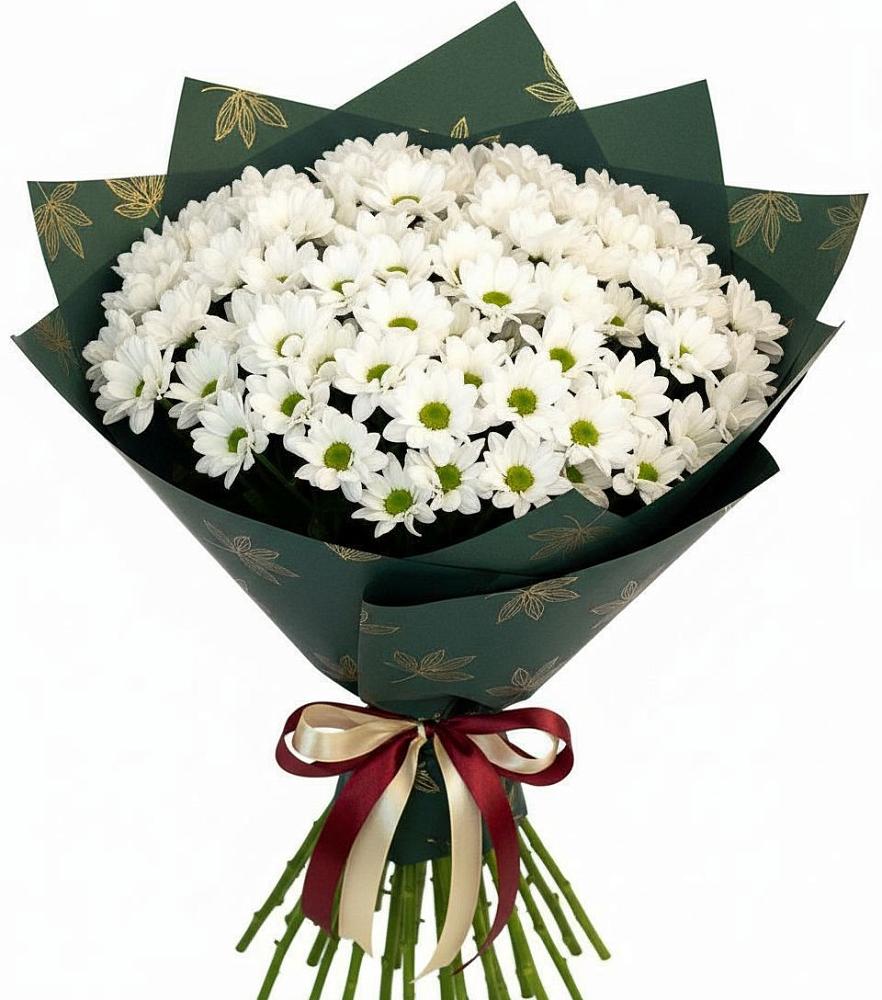 Букет цветов из: Хризантемы в Приволжье