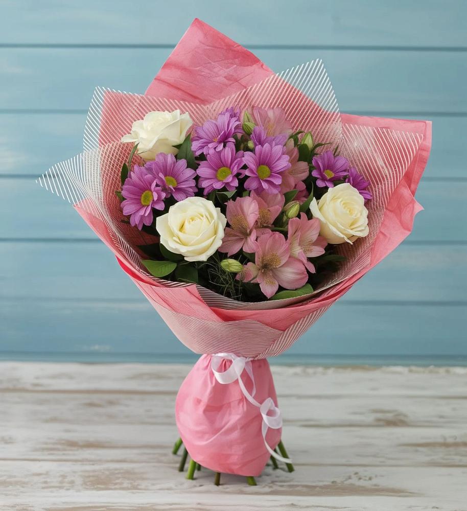 Букет цветов из: Герберы в Приволжье