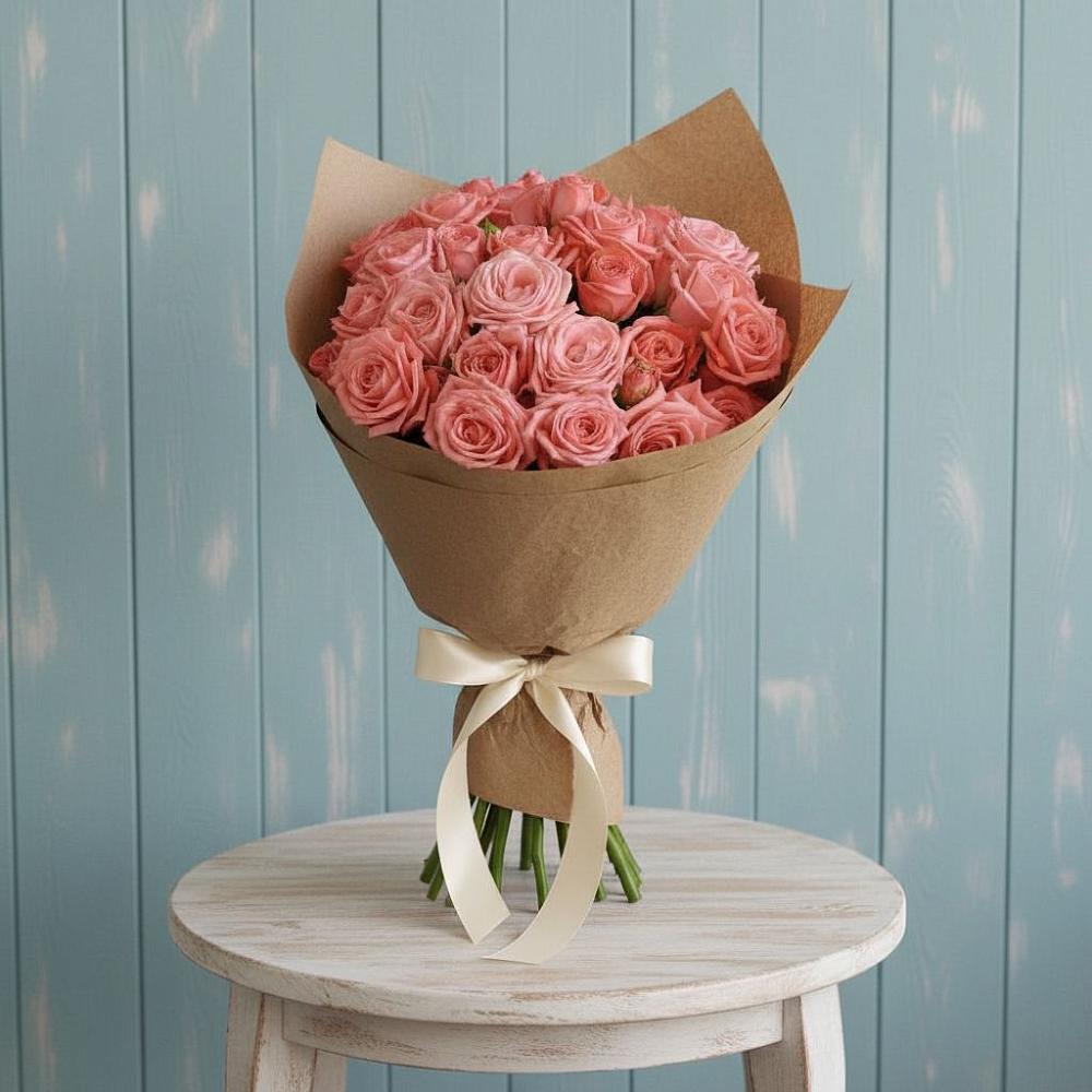 Букет цветов из: Розы в Приволжье