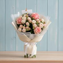 Букет цветов из:  Розы #REPLACE_PRED# Приволжье