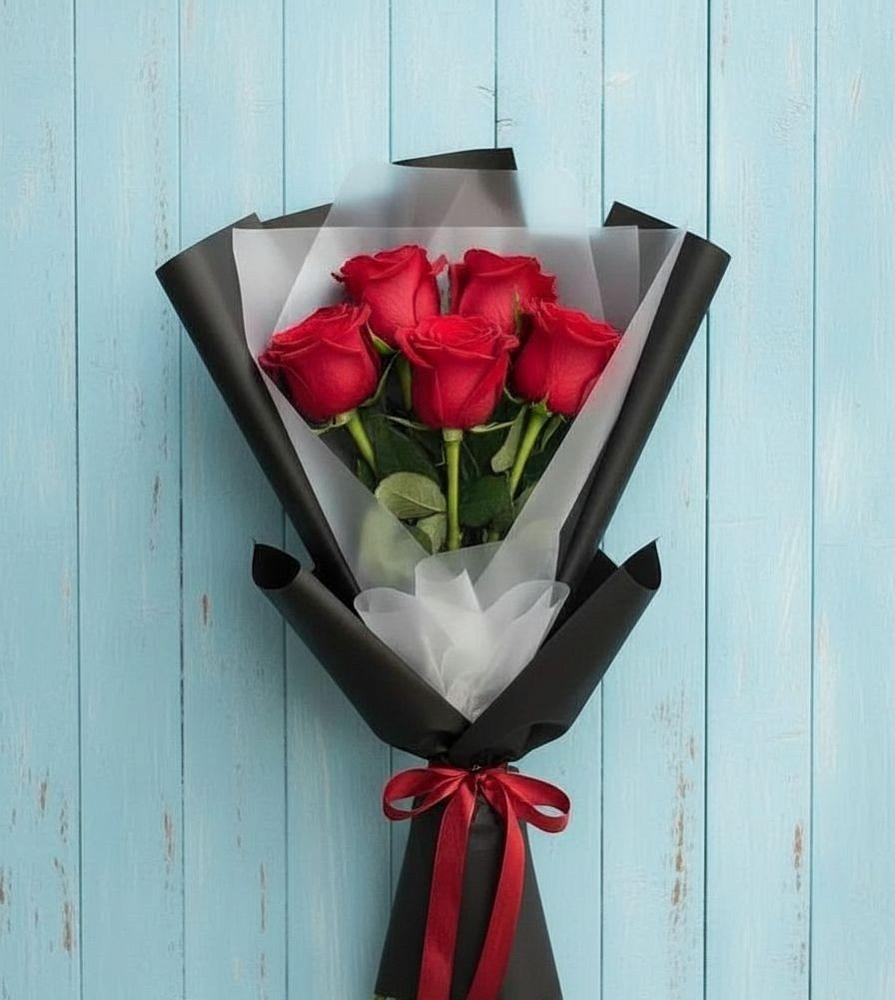 Букет цветов из: Розы в Приволжье