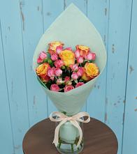 Букет цветов из:  Розы #REPLACE_PRED# Приволжье