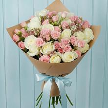 Букет цветов из:  Розы #REPLACE_PRED# Приволжье